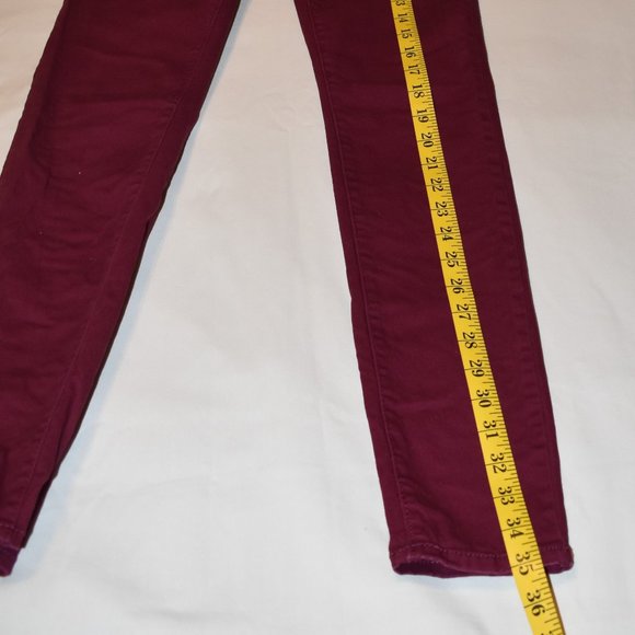 No Boundaries Junior Size 3 Burgundy - Picture 6 of 8